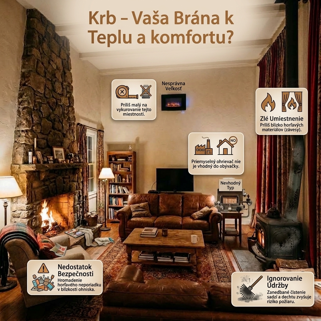 Najčastejšie chyby pri výbere krbu